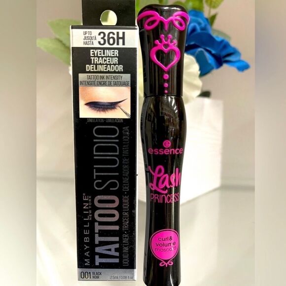 THE PERFECT SET Black Mascara and Black Eyeliner/ Bundle of Two NEW - Picture 12 of 17